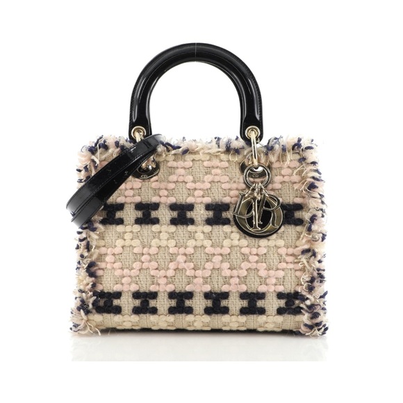 Christian Dior Tweed Handbag - Picture 2 of 9